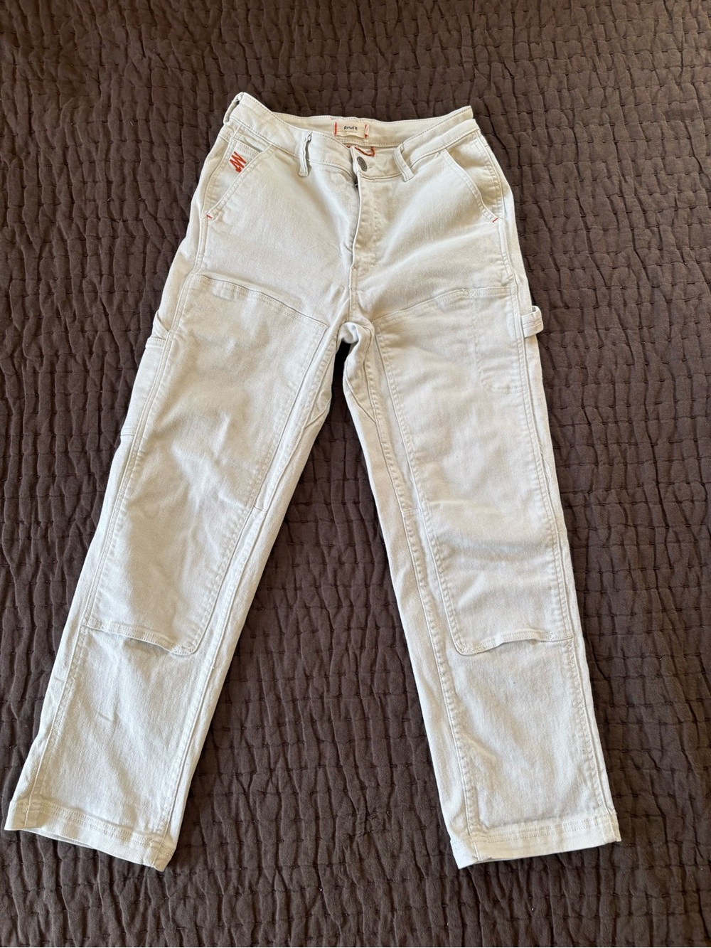 Ripton Twill Utility Pants - Bone 28” inseam